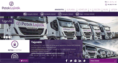 Desktop Screenshot of peteklojistik.com